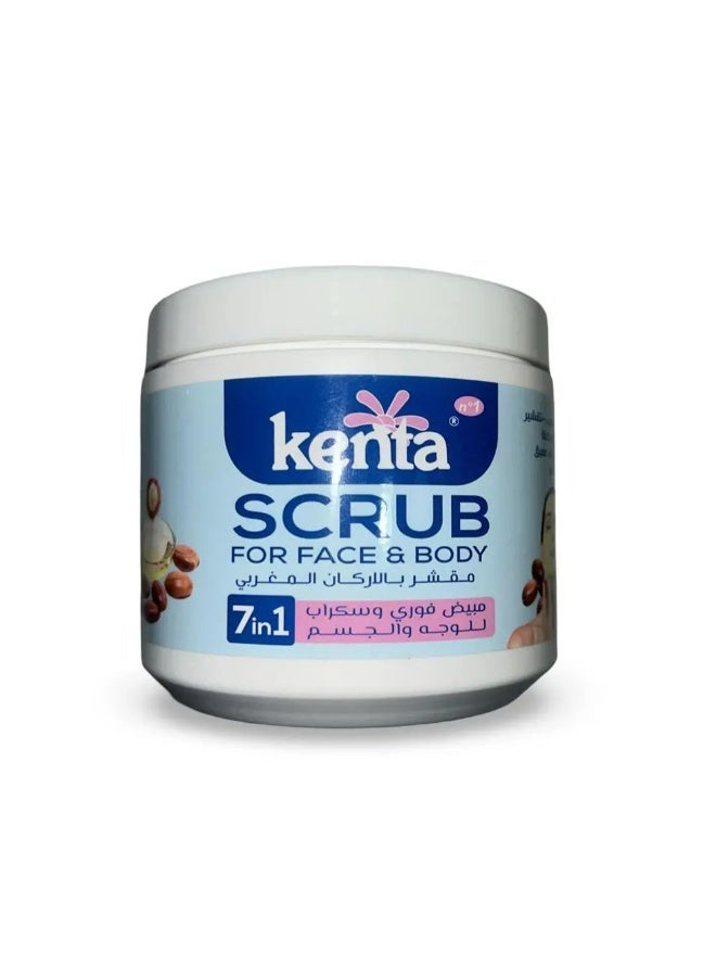 Scrub For Face And Body With Moroccan Argan 500 ML
